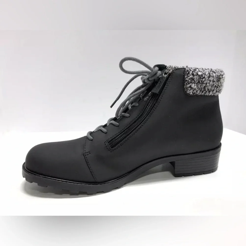 Trotters Womens Becky 2.0 Boot Black Size 11 N